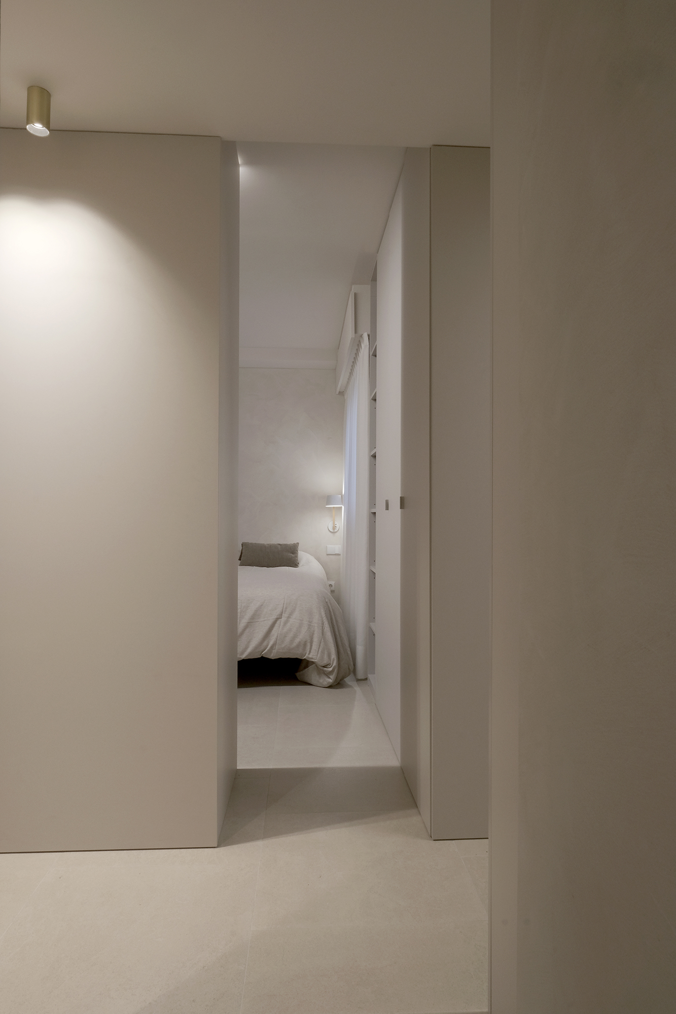 BiCubic - REFORMA- VIVIENDA- PISO- 90M2 -BICUBIC- DORMITORIO- DETALLE-CAMA